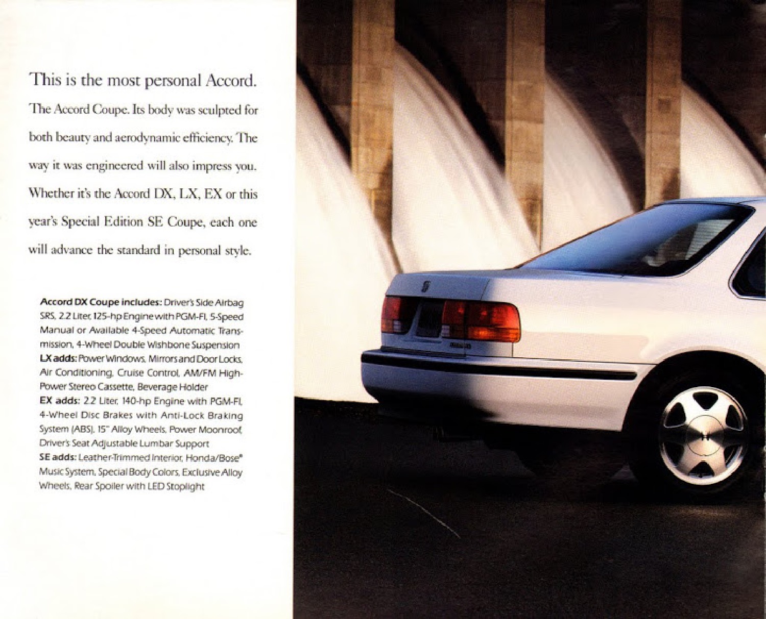 1993 Honda Brochure Page 20